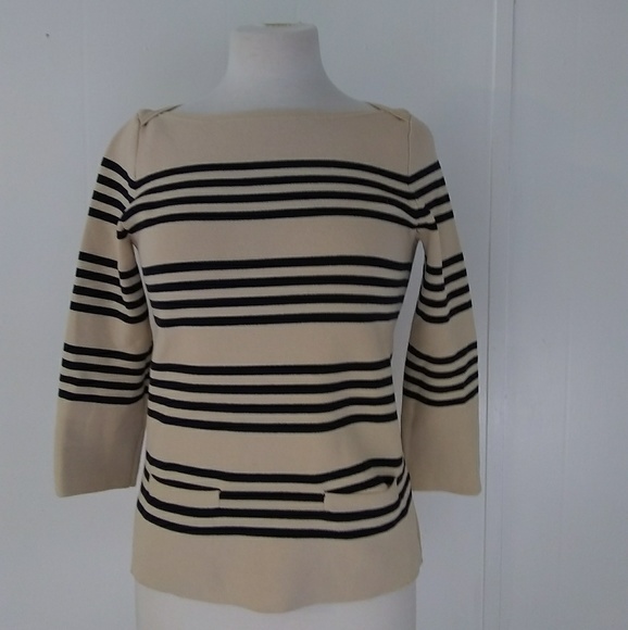 J. Crew Pullover Strip Top - Picture 6 of 8